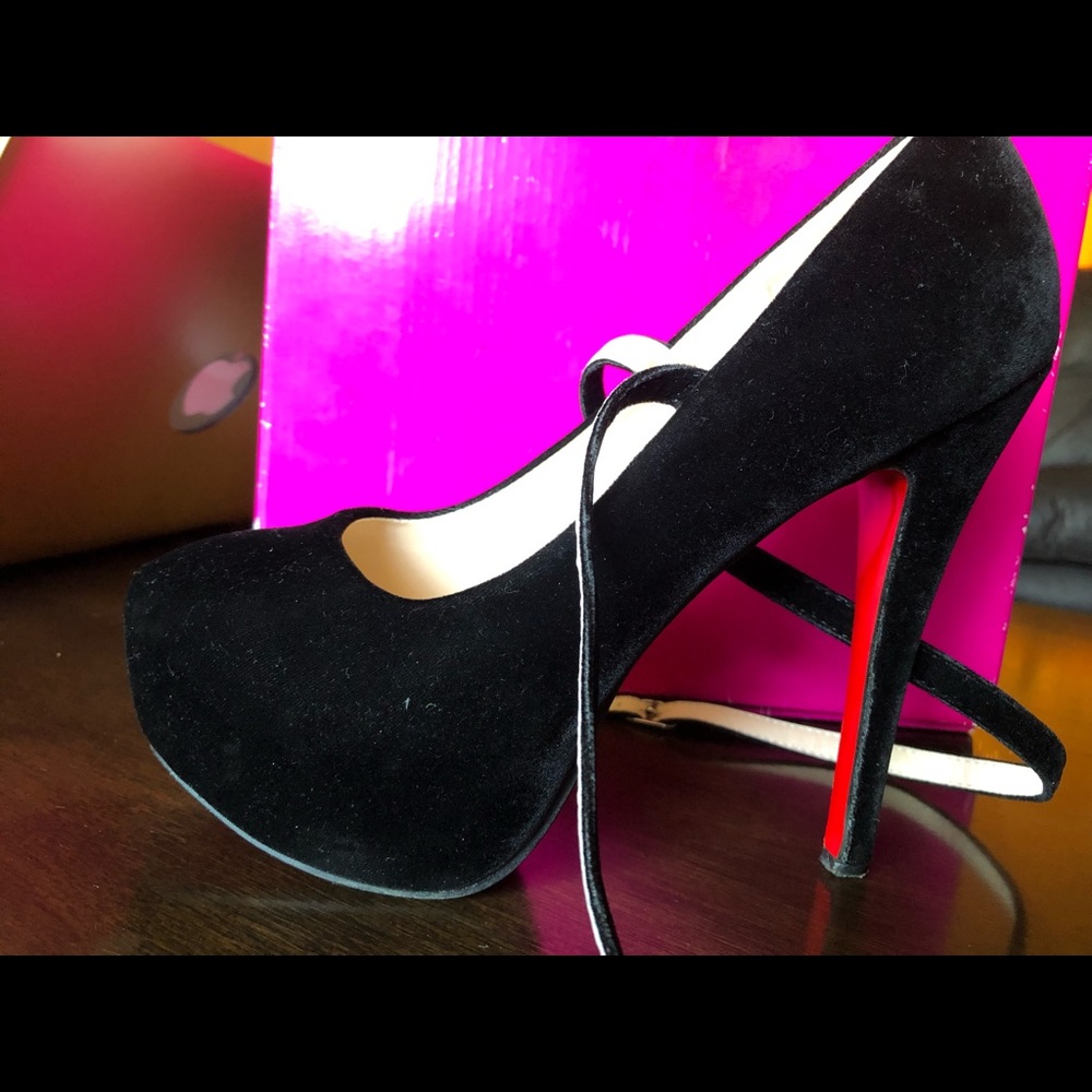 Black heels
